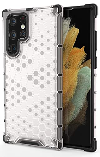 Image of Glasgow Back Case Cover Designed for Samsung Galaxy S22 Ultra 5G - Transparent