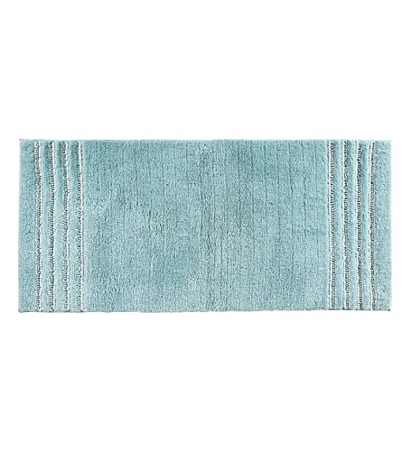 Image of Obsessions Ultra Soft Solid Bath Runner - Premium 1950 GSM Density, Anti-Skid Safety Backing & Superior Absorbency for Quick-Dry Comfort (60x150 cm, Aqua)