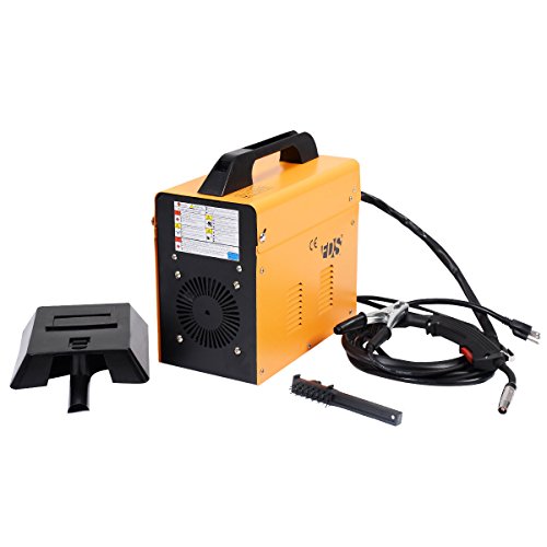 Goplus® Mig 130 Welder Flux Core Wire Automatic Feed Welding Machine W/Free Mask #TOP1