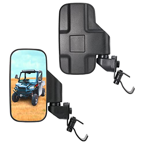 OFIG 2026 Ranger Side Mirrors Break Away UTV Side Mirrors Compatible With Pro-Fit 2015-2026 Polaris Ranger General Can Am Defender Maverick Trail