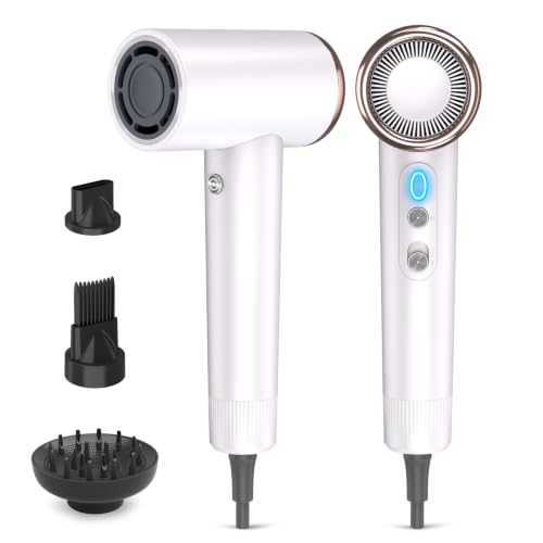 Mythsight StyleVibe High-Speed Ionic Hair Dryer with 3 Attachments