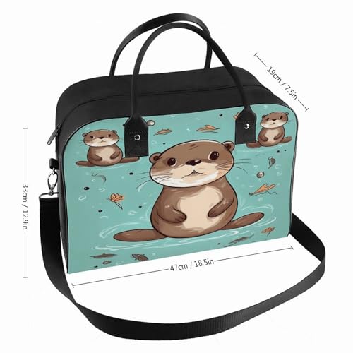Maletín ligero para laptop de mujer y hombre estilo caricatura miniatura 2