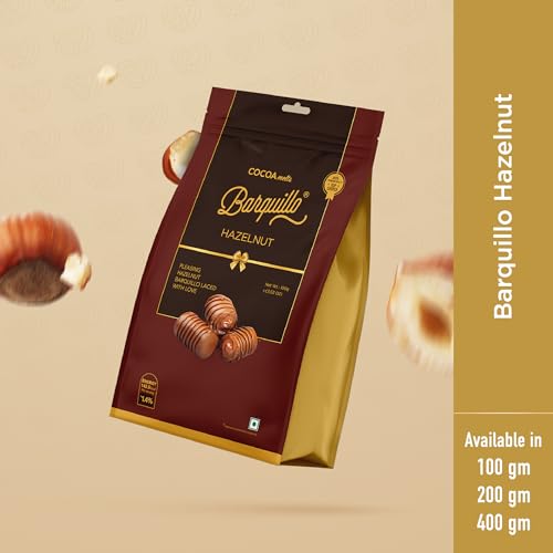 Image of Barquillo Premium Hazelnut Chocolate Pouch - 5 Pcs(100 gm)| Hazelnut Cream Filled Biscuit Roll imported | Dubai couverture taste | Festive Gift Pack Celebration specially for Festivals