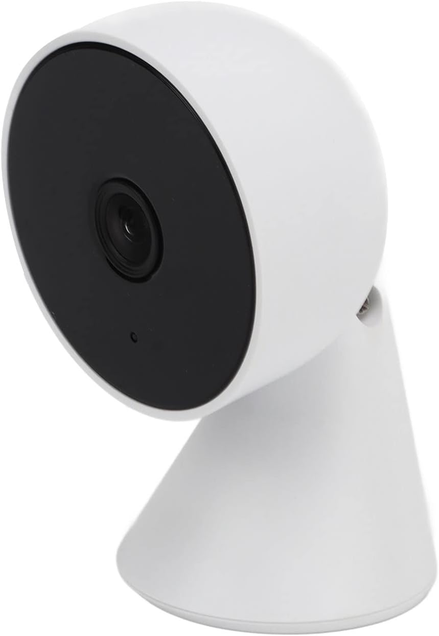 Cámara de Monitor para el Hogar, Cámara de Seguridad Inteligente con Detección de Movimiento CA 100‑240V Multiángulo Ajustable para Tuya (Enchufe de la UE)