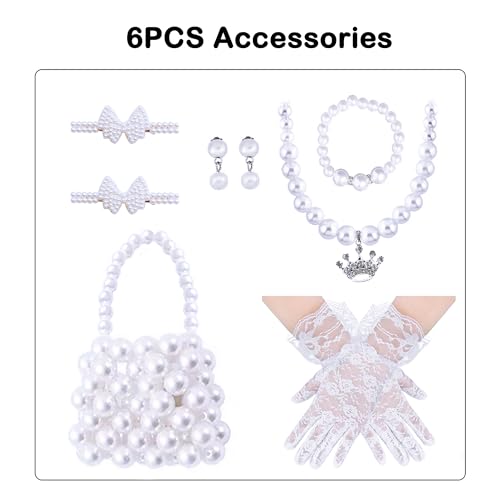 Akokvlar Girl V-Back Satin Flower Communion Dress Formal Birthday Party Wedding Prom Ball Gown3