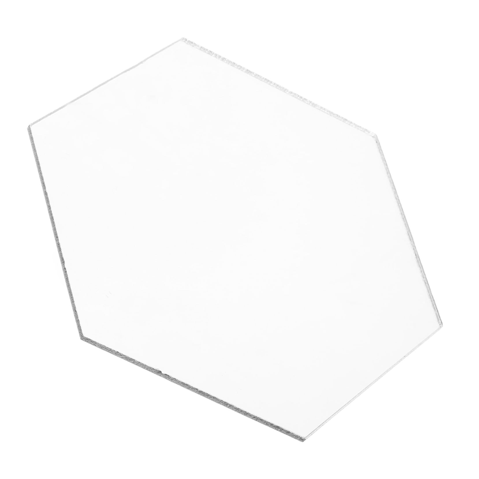 Acrylic Hexagon Wall Mirror Decorative Modern Irregular Hanging Mirror for Living Bedroom Bathroom Stylish Spacious Look Home Decor