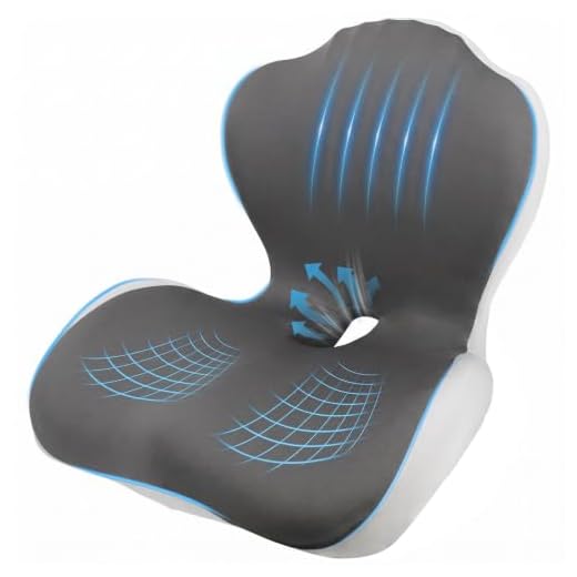 Ergonomic Car Seat Cushion with Lumbar Support