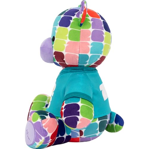 Image of Jazwares FIFA World Cup 2026 10-Inch Colorful Bear Plush - Official 2026 World Cup Collectible with FIFA Trophy Logo Tee - Ages 3+