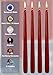 12 Pack Tall Taper Candles - 12 Inch Burgundy Dripless, Unscented Dinner Candle - Paraffin Wax with Cotton Wicks - 10 Hour Burn Time