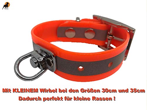 Biothane Reflective Schweißhalsung Junior 25mm - 5 Größen