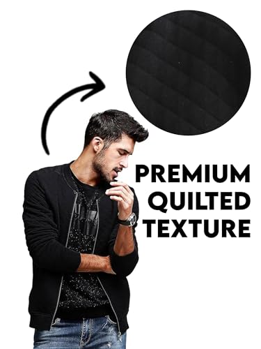 Image of fanideaz Mens Diamond Cut Zipper Jackets Premium Bomber Jacket for Man|Winter Jackets Men Trendy and Comfortable Puffer Jacket for Men|Stylish Regular Fit