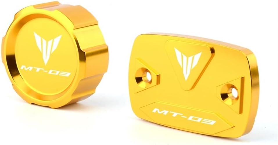 Motorcycle Oil Cup Cap Front & Rear Brake Fluid Cylinder Master Reservoir Cover Cap for MT03 MT-03 MT 03 2015 2016 2017 2018 2019 2020 2021