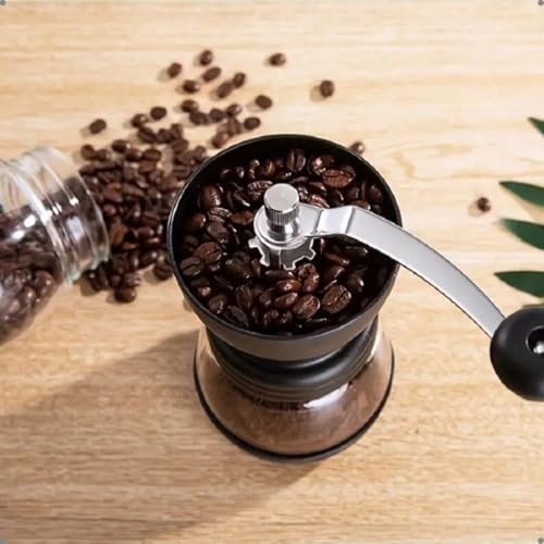 Kit Café Gourmet Cafeteira Prensa Francesa de Vidro Café Chá 650ml e Moedor De Café Manual Cerâmica