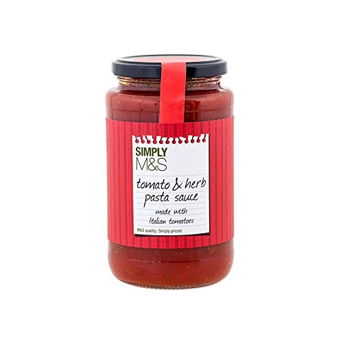 (Marks & Spencer (�}�[�N�X���X�y���T�[)) �g�}�g���n�[�u�p�X�^�\�[�X550�O���� (x4) - Marks & Spencer Tomato & Herb Pasta Sauce 550g (Pack of 4) [���s�A���i]