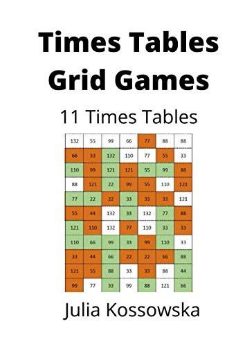 11 x Times Tables Grid Games: Ideal for those practising their 11 times tables (Galactic Grid Games)