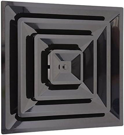 Quick Connect 2 X 2 ft. Black Plastic Supply Drop in with 6 in. Boot