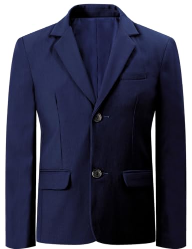 mintgreen Jungen Sakko, Kind Hochzeit Casual Blazer, Marineblau 158-164, 14