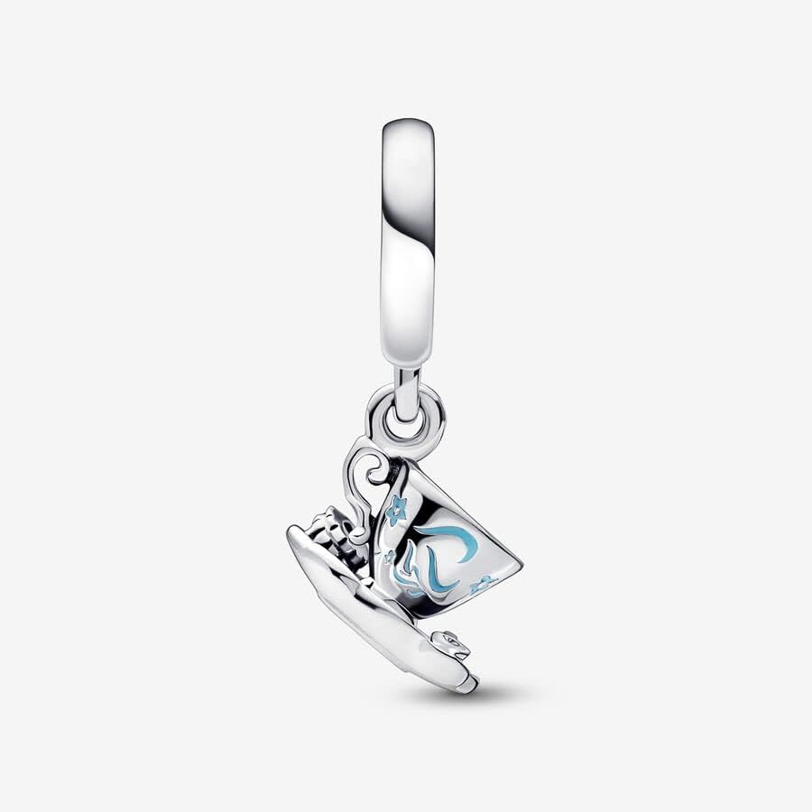 Magical Cup of Tea Dangle Charm Fit Women Bracelet Necklaces Fashion Gifts 925 Sterling Silver DIY Jewelry - Image 3