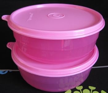 Unknown Binding Tupperware Preludio Bowl Snack Cup Pink Set of 2 Book