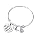 'She Believed She Could So She Did' Birthday Gifts Bracelet with Birthstone and Heart Tree of Life