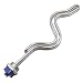 Dernord 240V 6500W Immersion Ripple Foldback Brewing Water Tubular Heater Element with 1 Inch NPSM Thread White