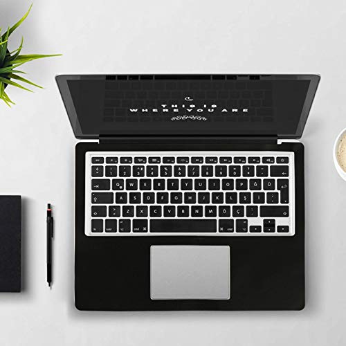 Uonlytech Laptop Keyboard Covers Keyboard Protector Cover Skin Laptop Keyboard Cover Sticker Palm Rest Film Compatible For Microsoft Surface Laptop 2 Black Computer Laptop #TOP4