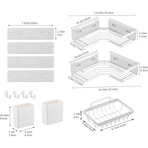 Accesorios para baño blanco 29 Imagen adicional