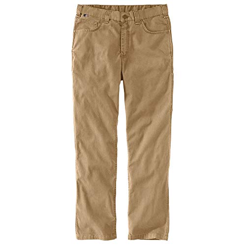 Pantalon de travail Carhartt FR Rugged Flex Relaxed Fit Kaki Foncé 52x30