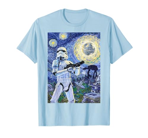 Star Wars Stormtrooper Starry Night Graphic T-Shirt T-Shirt