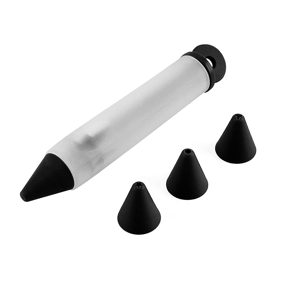 AKOAK 4-teiliger Silikon-Kuchenstift – Für Schokolade, Creme, Marmelade | DIY-Dekoration Zum Spritzen