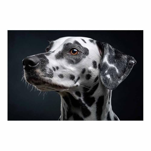 Peinture sur toile d'animaux grand format pour décoration murale
