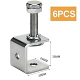 Zoom IMG-2 6 pezzi morsetto a c Zoom IMG-2 6 pezzi morsetto a c