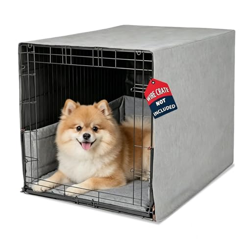 24" Calming Open-Front Crate Cover Set