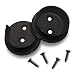 Nuk3y Heavy Duty Metal Steel Closet Pole Socket Set 1-1/2" (Oiled Rubbed Bronze)