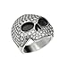 Chino Antrax Ring Men’s Iced Out Diamond Skull Ring – 925 Silver Gothic Skeleton Head Biker Ring, Handmade Hip Hop Jewelry, Halloween Ring (10)
