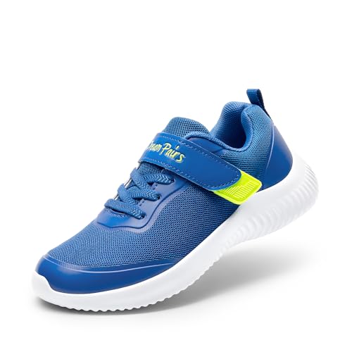 DREAM PAIRS Boys Girls Shoes Kids Tennis EZ-Ons BreezeRunners Running Sneakers 1 Little Kid Royal/Blue/Neon