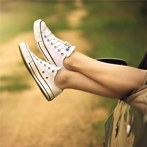 Image of No Show Socks for Women and Men - 6 Pairs Low Cut Cotton Invisible Liner, Non-Slip Athletic Boat Socks