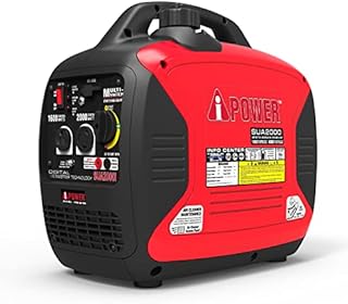 A-iPower Portable Inverter Generator, 2000W Ultra-Quiet RV Ready, EPA Compliant, Small & Ultra Lightweight For Backup Home Use, Tailgating & Camping (SUA2000iV)
