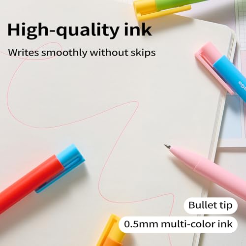 Set de 12 Bolígrafos de Gel Pastel Retráctiles miniatura 6