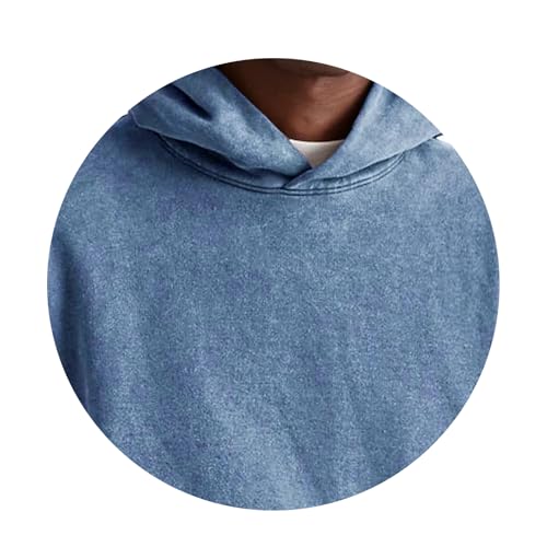 Mens Acid Wash Oversized Pullover Casual Fashion Hoodies Sweatshirts Vintage Streetwear Hoodies with Kangaroo Pocket3