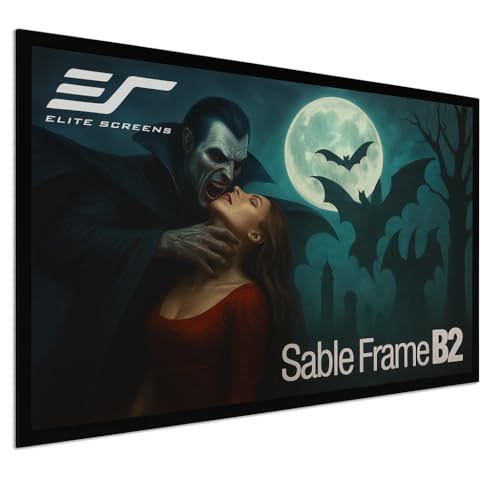 Image of Elite Screens 120" Fixed Frame Projector Screen 16:9, 4K/8K UHD CineWhite UHD-B, ISF Certified, UST/Short/Standard Compatible, SB120WH2