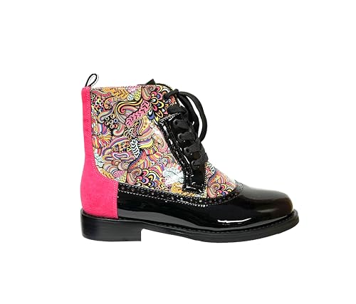 Ninety Union Chelsea Fashion Lace Bootie With Paisley And Mixed Textures