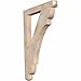 Ekena Millwork BKT04X32X44OLY04SDF Olympic Craftsman Smooth Bracket, 3.5" Width x 32" Depth x 44" Height, Douglas Fir