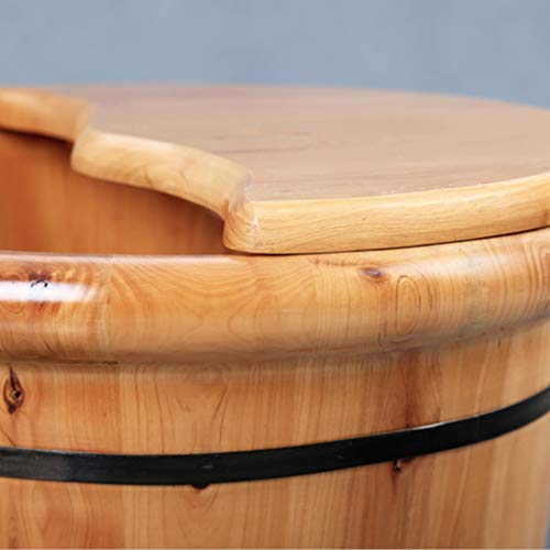 Masajeador Spa de Pies Tazón de Madera para Pedicura con Tapa miniatura 3