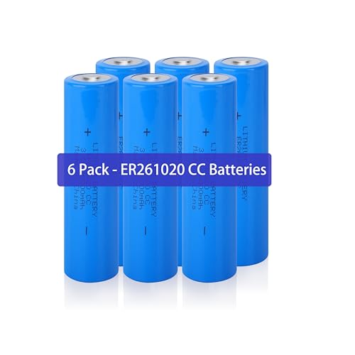 Baterías ER261020 3.6V 16000mAh Litio (6 Pack) miniatura 1