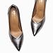 Imagen de miMaO Zapatos Elegantes Vestir tacón Alto y Escote Cruzado Plateado