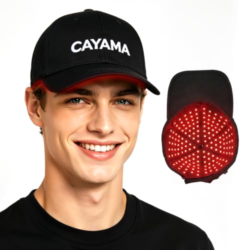 528 LED de alta densidad en la gorra CAYAMA para revitalizar el cuero cabelludo