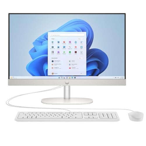 HP 24-cr0065na 23.8 All-in-One Desktop PC | AMD Ryzen 7 7730U | 16GB RAM | 1TB SSD | Full HD IPS Display | Windows 11 Home | White