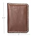 Handmade Men’s Front Pocket Bifold Leather Wallet - Slim 4.2