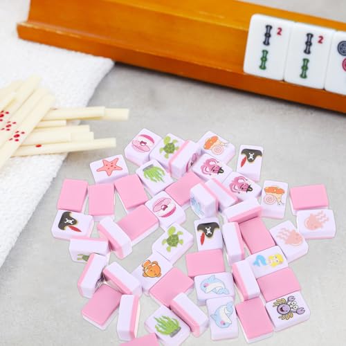 Juego de Mahjong Animales del Océano 48 Piezas miniatura 7